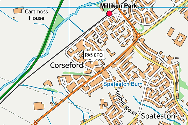 PA5 0PQ map - OS VectorMap District (Ordnance Survey) PA5 0PQ map - OS VectorMap District (Ordnance Survey)