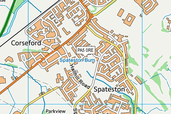 PA5 0RE map - OS VectorMap District (Ordnance Survey) PA5 0RE map - OS VectorMap District (Ordnance Survey)