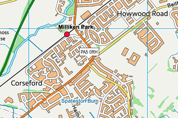 PA5 0RH map - OS VectorMap District (Ordnance Survey) PA5 0RH map - OS VectorMap District (Ordnance Survey)