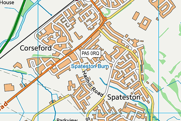 PA5 0RQ map - OS VectorMap District (Ordnance Survey) PA5 0RQ map - OS VectorMap District (Ordnance Survey)