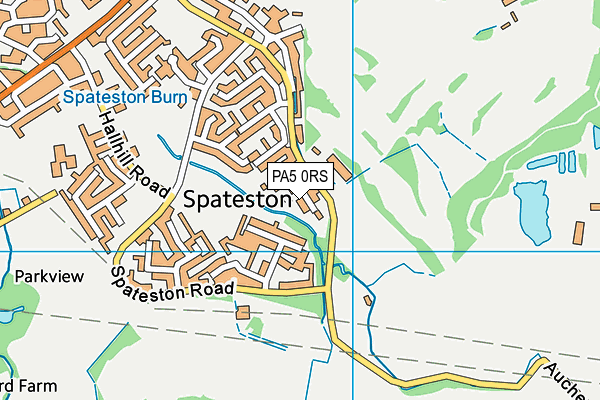 PA5 0RS map - OS VectorMap District (Ordnance Survey) PA5 0RS map - OS VectorMap District (Ordnance Survey)