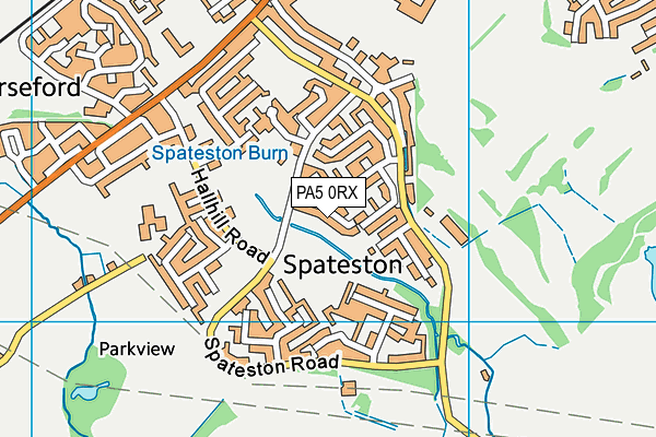 PA5 0RX map - OS VectorMap District (Ordnance Survey) PA5 0RX map - OS VectorMap District (Ordnance Survey)