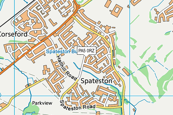 PA5 0RZ map - OS VectorMap District (Ordnance Survey) PA5 0RZ map - OS VectorMap District (Ordnance Survey)