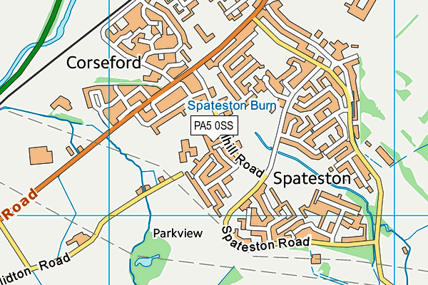 PA5 0SS map - OS VectorMap District (Ordnance Survey) PA5 0SS map - OS VectorMap District (Ordnance Survey)