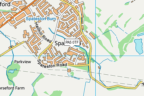 PA5 0TF map - OS VectorMap District (Ordnance Survey) PA5 0TF map - OS VectorMap District (Ordnance Survey)