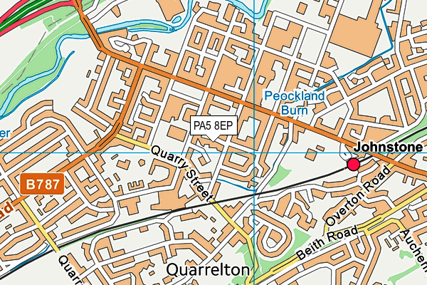 PA5 8EP map - OS VectorMap District (Ordnance Survey) PA5 8EP map - OS VectorMap District (Ordnance Survey)