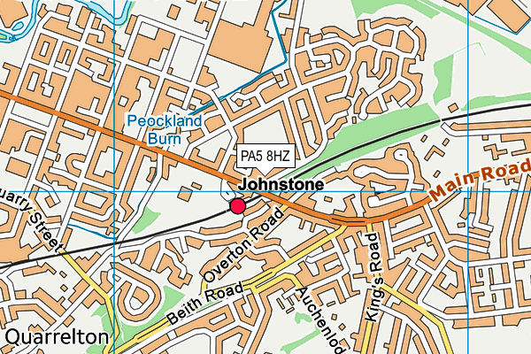 PA5 8HZ map - OS VectorMap District (Ordnance Survey) PA5 8HZ map - OS VectorMap District (Ordnance Survey)