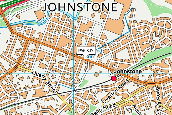 PA5 8JY map - OS VectorMap District (Ordnance Survey)