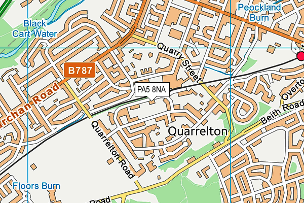 PA5 8NA map - OS VectorMap District (Ordnance Survey) PA5 8NA map - OS VectorMap District (Ordnance Survey)