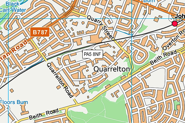 PA5 8NF map - OS VectorMap District (Ordnance Survey) PA5 8NF map - OS VectorMap District (Ordnance Survey)