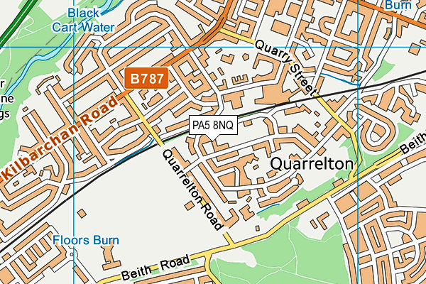 PA5 8NQ map - OS VectorMap District (Ordnance Survey) PA5 8NQ map - OS VectorMap District (Ordnance Survey)