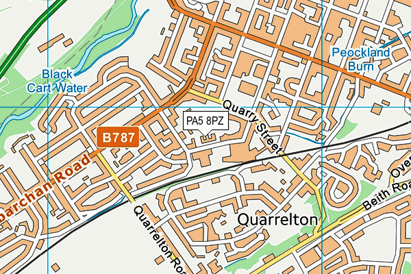 PA5 8PZ map - OS VectorMap District (Ordnance Survey) PA5 8PZ map - OS VectorMap District (Ordnance Survey)