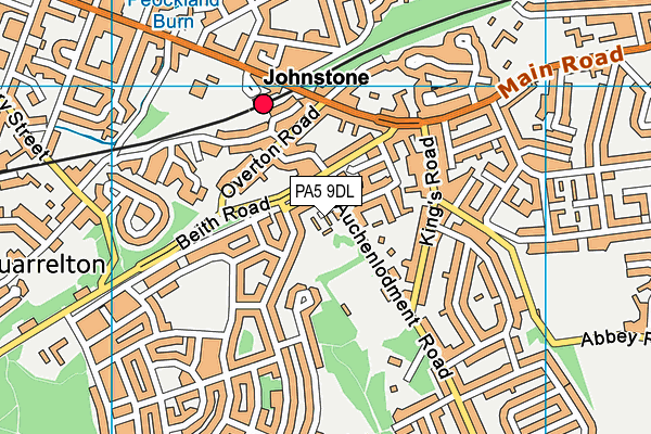PA5 9DL map - OS VectorMap District (Ordnance Survey) PA5 9DL map - OS VectorMap District (Ordnance Survey)