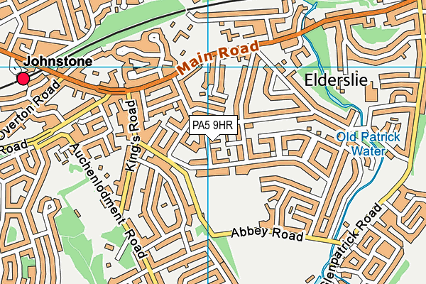 PA5 9HR map - OS VectorMap District (Ordnance Survey) PA5 9HR map - OS VectorMap District (Ordnance Survey)