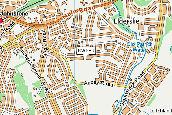 PA5 9HU map - OS VectorMap District (Ordnance Survey) PA5 9HU map - OS VectorMap District (Ordnance Survey)