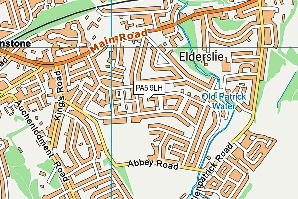 PA5 9LH map - OS VectorMap District (Ordnance Survey) PA5 9LH map - OS VectorMap District (Ordnance Survey)