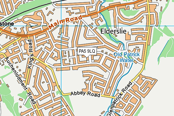 PA5 9LQ map - OS VectorMap District (Ordnance Survey) PA5 9LQ map - OS VectorMap District (Ordnance Survey)