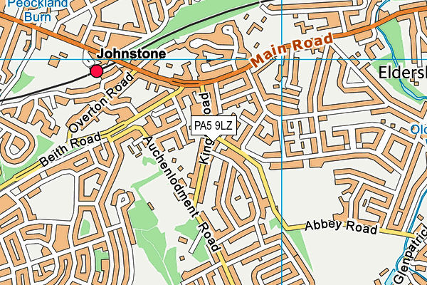 PA5 9LZ map - OS VectorMap District (Ordnance Survey) PA5 9LZ map - OS VectorMap District (Ordnance Survey)