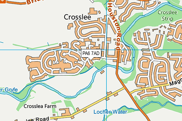 PA6 7AD map - OS VectorMap District (Ordnance Survey) PA6 7AD map - OS VectorMap District (Ordnance Survey)