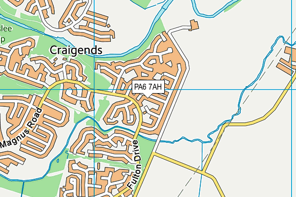 PA6 7AH map - OS VectorMap District (Ordnance Survey) PA6 7AH map - OS VectorMap District (Ordnance Survey)