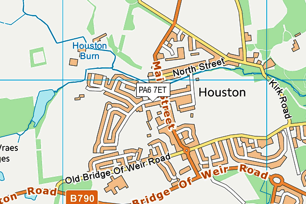 PA6 7ET map - OS VectorMap District (Ordnance Survey) PA6 7ET map - OS VectorMap District (Ordnance Survey)