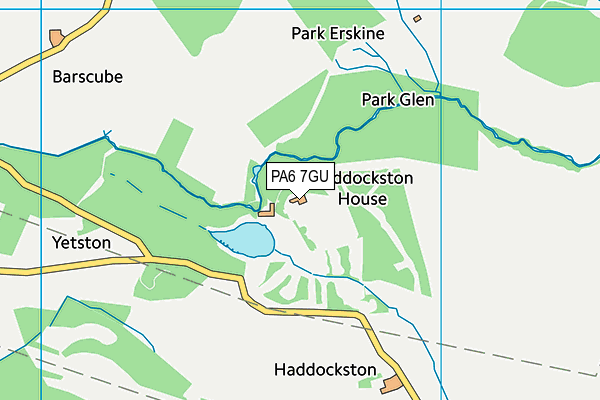 PA6 7GU map - OS VectorMap District (Ordnance Survey) PA6 7GU map - OS VectorMap District (Ordnance Survey)