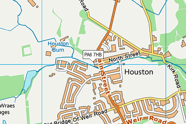 PA6 7HB map - OS VectorMap District (Ordnance Survey) PA6 7HB map - OS VectorMap District (Ordnance Survey)