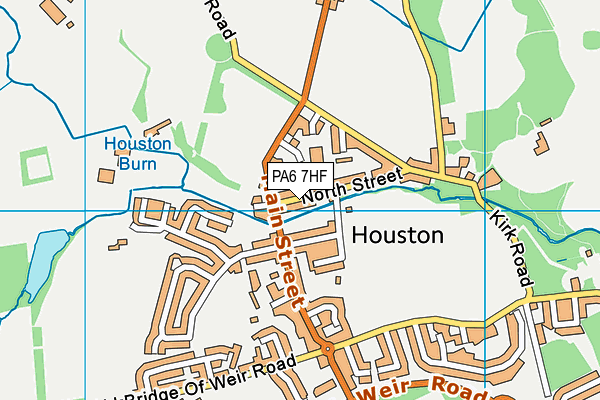 PA6 7HF map - OS VectorMap District (Ordnance Survey) PA6 7HF map - OS VectorMap District (Ordnance Survey)