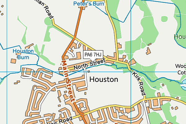PA6 7HJ map - OS VectorMap District (Ordnance Survey) PA6 7HJ map - OS VectorMap District (Ordnance Survey)