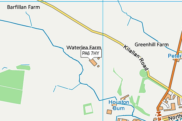 PA6 7HY map - OS VectorMap District (Ordnance Survey) PA6 7HY map - OS VectorMap District (Ordnance Survey)