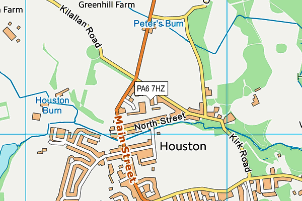PA6 7HZ map - OS VectorMap District (Ordnance Survey) PA6 7HZ map - OS VectorMap District (Ordnance Survey)
