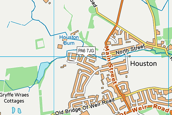 PA6 7JG map - OS VectorMap District (Ordnance Survey) PA6 7JG map - OS VectorMap District (Ordnance Survey)