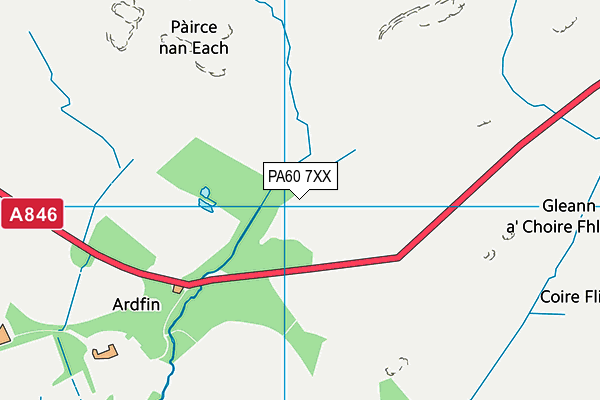 PA60 7XX map - OS VectorMap District (Ordnance Survey) PA60 7XX map - OS VectorMap District (Ordnance Survey)