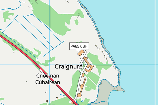 PA65 6BH map - OS VectorMap District (Ordnance Survey) PA65 6BH map - OS VectorMap District (Ordnance Survey)