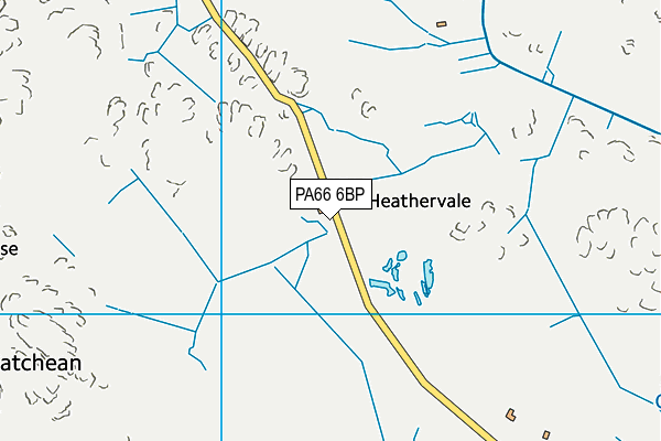 PA66 6BP map - OS VectorMap District (Ordnance Survey) PA66 6BP map - OS VectorMap District (Ordnance Survey)