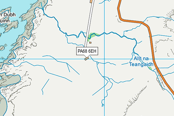 PA68 6EH map - OS VectorMap District (Ordnance Survey) PA68 6EH map - OS VectorMap District (Ordnance Survey)