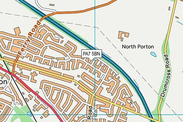 PA7 5BN map - OS VectorMap District (Ordnance Survey) PA7 5BN map - OS VectorMap District (Ordnance Survey)