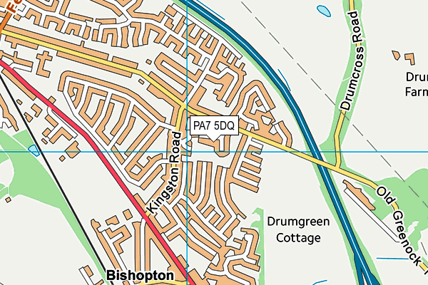 PA7 5DQ map - OS VectorMap District (Ordnance Survey) PA7 5DQ map - OS VectorMap District (Ordnance Survey)