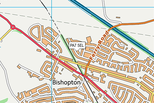 PA7 5EL map - OS VectorMap District (Ordnance Survey) PA7 5EL map - OS VectorMap District (Ordnance Survey)