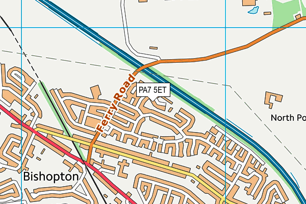 PA7 5ET map - OS VectorMap District (Ordnance Survey) PA7 5ET map - OS VectorMap District (Ordnance Survey)