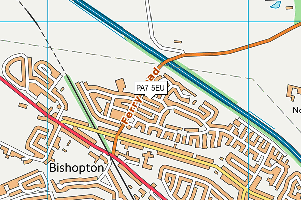 PA7 5EU map - OS VectorMap District (Ordnance Survey) PA7 5EU map - OS VectorMap District (Ordnance Survey)