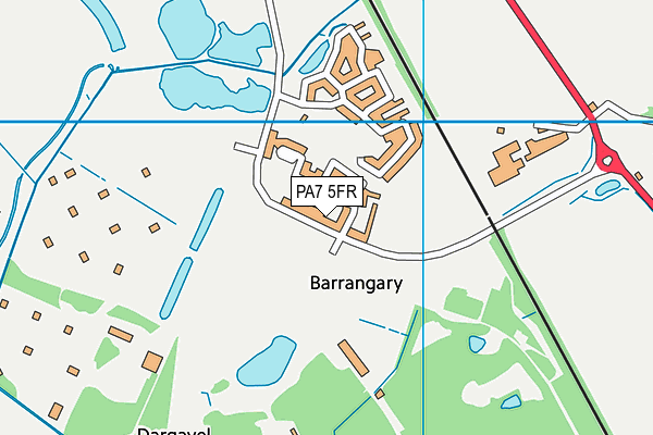 PA7 5FR map - OS VectorMap District (Ordnance Survey) PA7 5FR map - OS VectorMap District (Ordnance Survey)