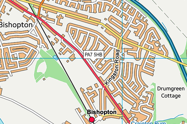 PA7 5HB map - OS VectorMap District (Ordnance Survey) PA7 5HB map - OS VectorMap District (Ordnance Survey)