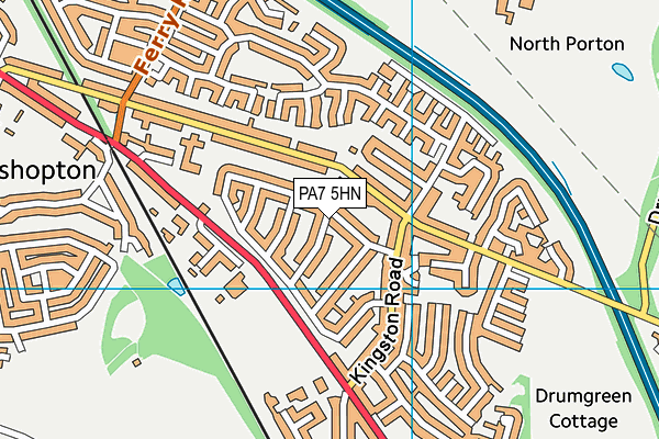 PA7 5HN map - OS VectorMap District (Ordnance Survey) PA7 5HN map - OS VectorMap District (Ordnance Survey)