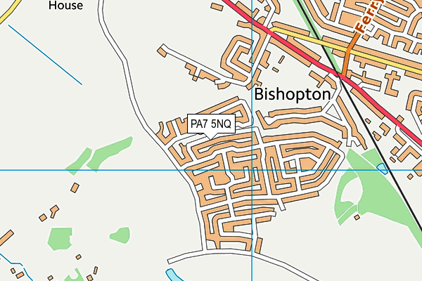 PA7 5NQ map - OS VectorMap District (Ordnance Survey) PA7 5NQ map - OS VectorMap District (Ordnance Survey)