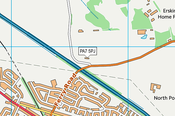 PA7 5PJ map - OS VectorMap District (Ordnance Survey) PA7 5PJ map - OS VectorMap District (Ordnance Survey)