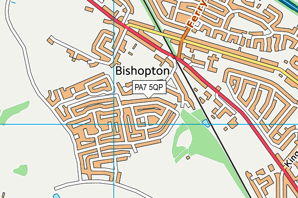 PA7 5QP map - OS VectorMap District (Ordnance Survey) PA7 5QP map - OS VectorMap District (Ordnance Survey)