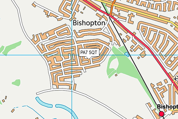 PA7 5QT map - OS VectorMap District (Ordnance Survey) PA7 5QT map - OS VectorMap District (Ordnance Survey)