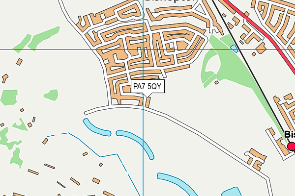 PA7 5QY map - OS VectorMap District (Ordnance Survey) PA7 5QY map - OS VectorMap District (Ordnance Survey)