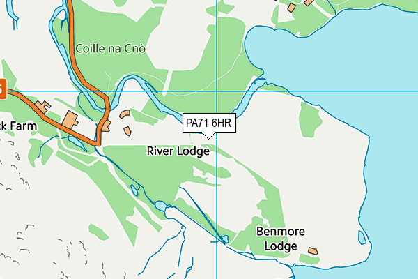 PA71 6HR map - OS VectorMap District (Ordnance Survey) PA71 6HR map - OS VectorMap District (Ordnance Survey)